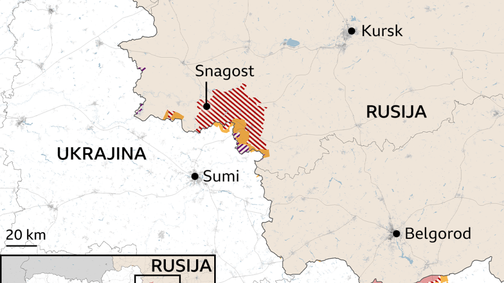 mapa kurske oblasti, borbe za kursk