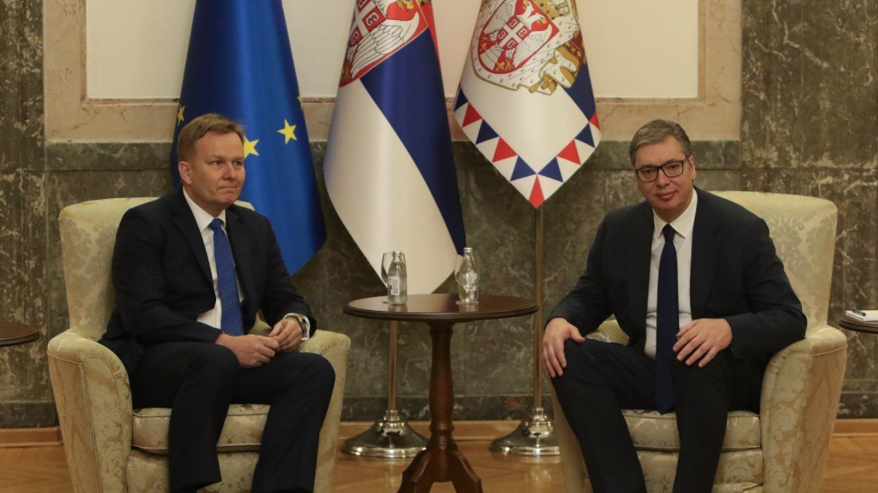 Peter Sorensen i Aleksandar Vučić u Predsedništvu Srbije