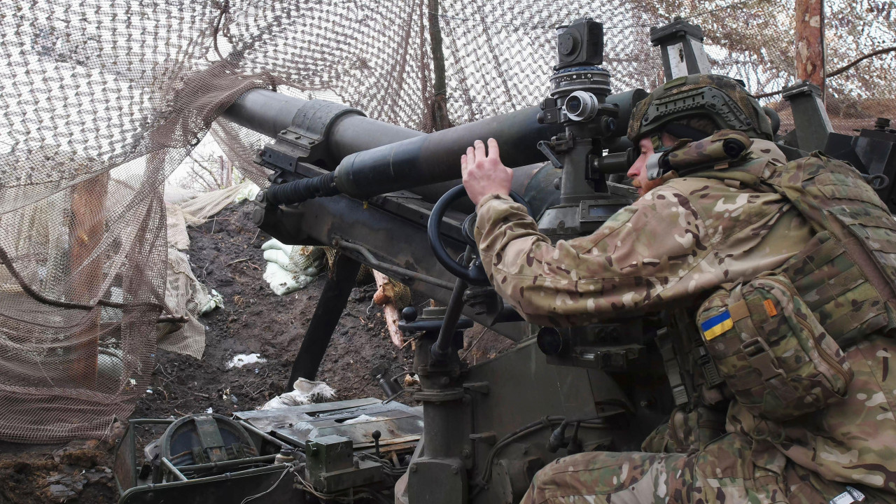 Ukrajinski vojnik na frontu