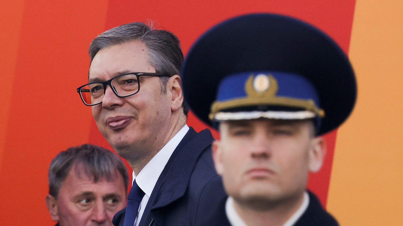 Predsednik Srbije na vojnoj paradi u Moksvi