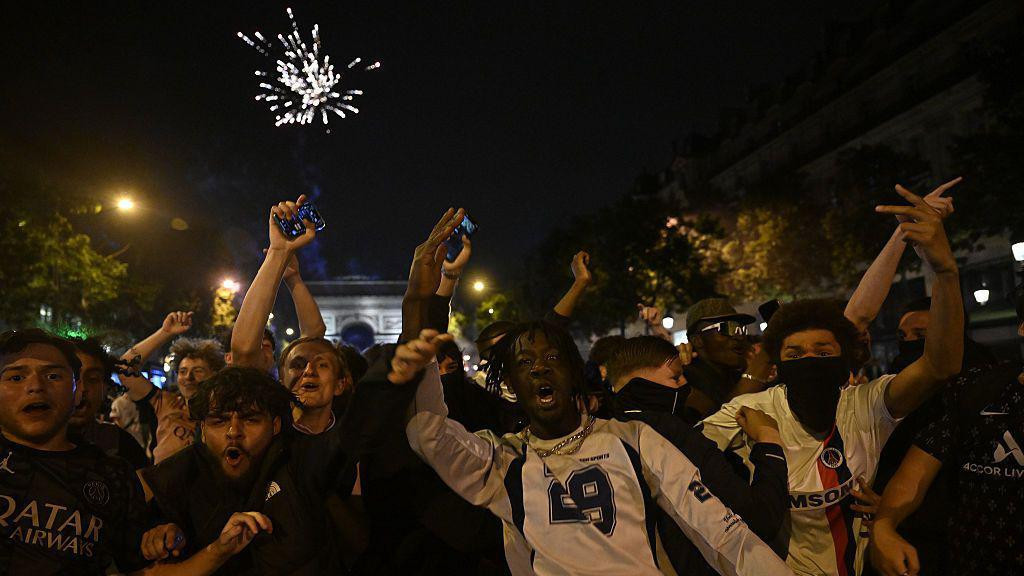 PSŽ navijači u Parizu