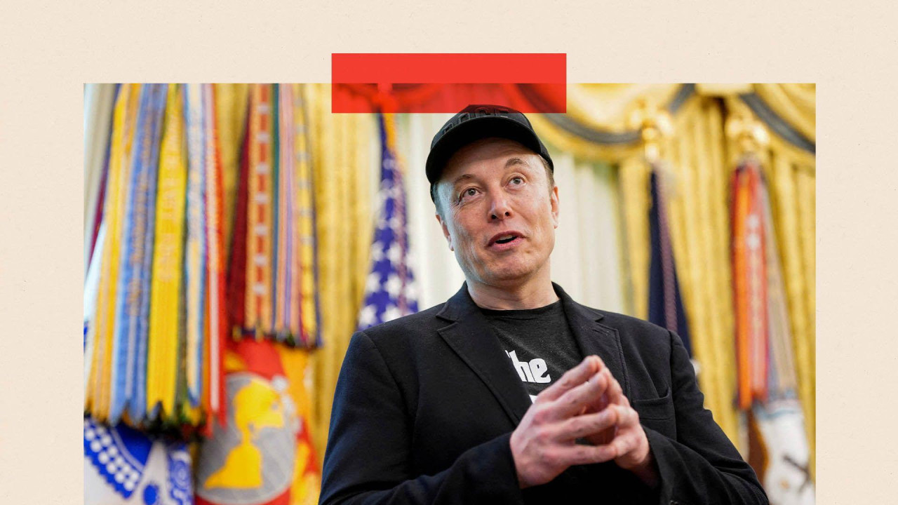 Ilon Mask govori tokom konferencije za novinare sa predsednikom SAD Donaldom Trampom (nije na slici), u Beloj kući 