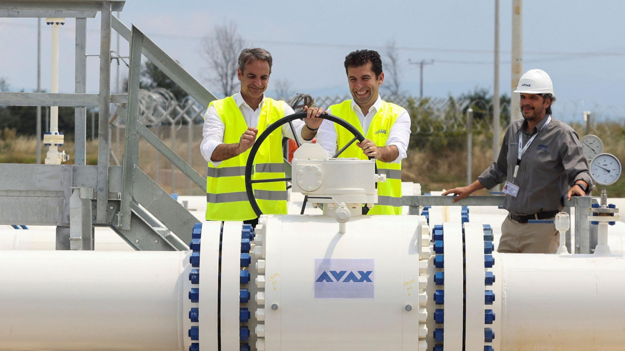 Grčki premijer Kirjakos Micotakis i bugarski premijer Kiril Petkov