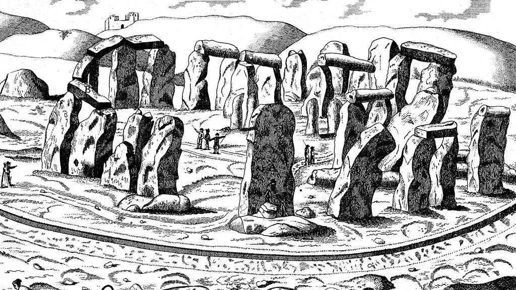 Ilustracija spomenika Stounhedž