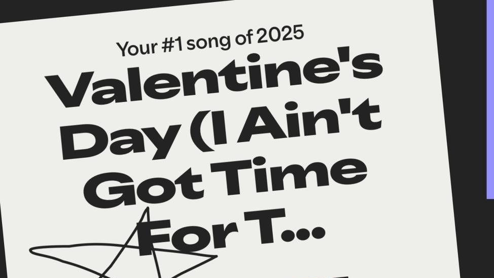Pesma "Valentines Day" ima više od pola miliona strimova na Spotifaju