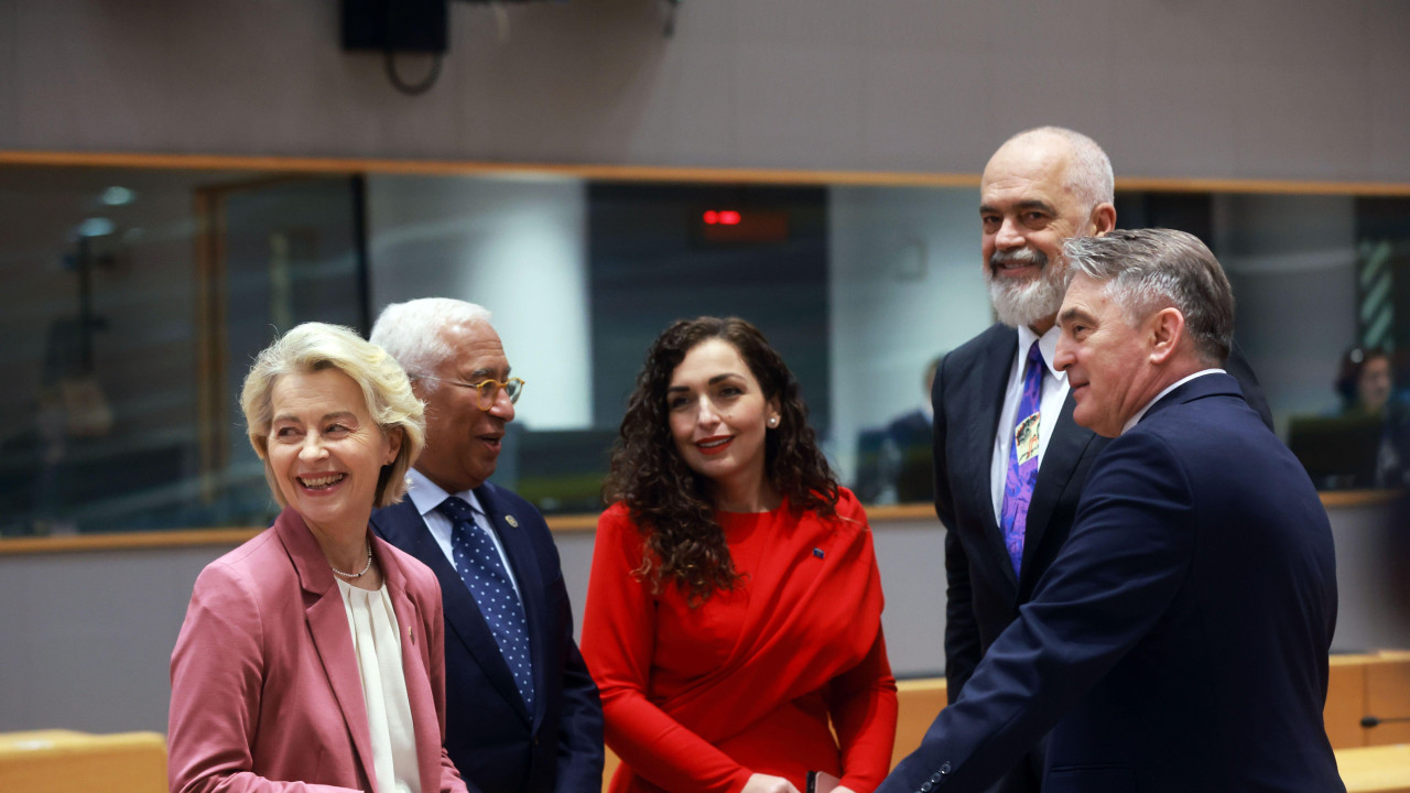 ursula fon der lajen, antonio košta, vjosa osmani, edi rama, komšić