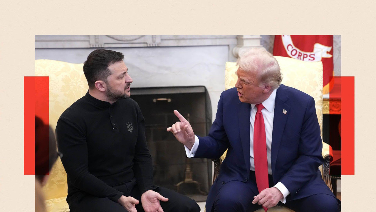 Donald Tramp i Vladimir Zelenski u Beloj kući