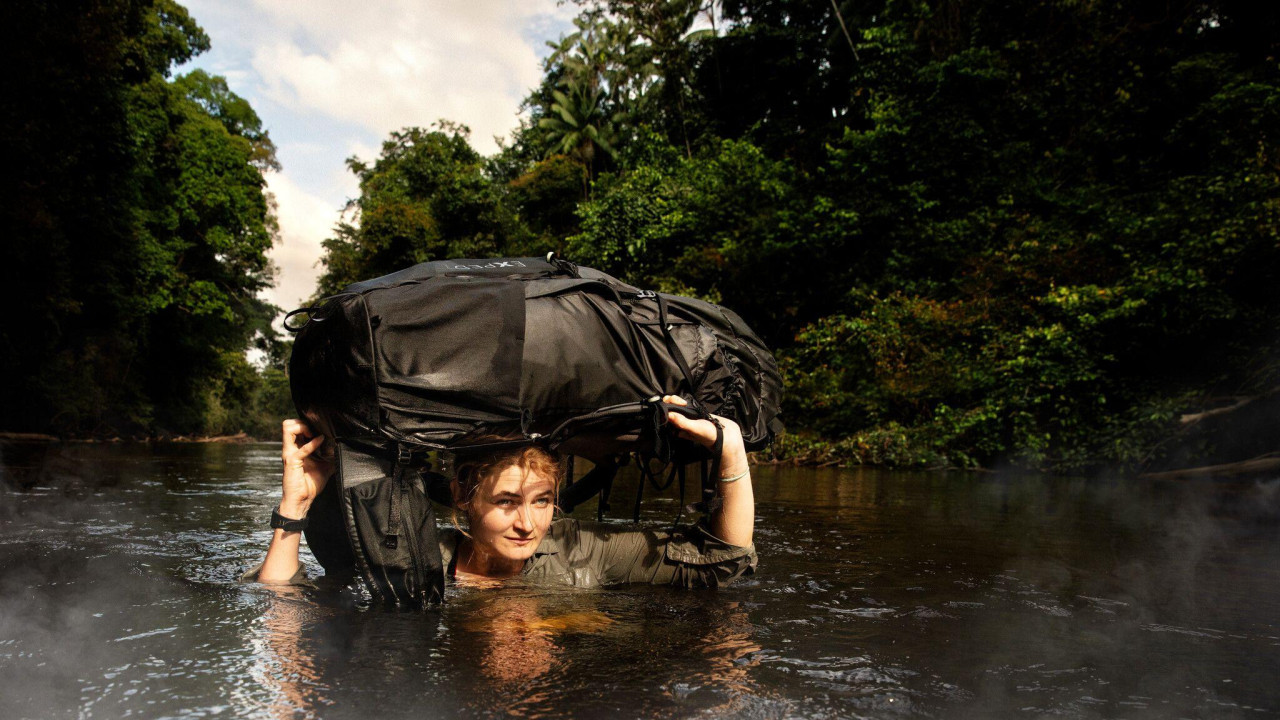 Lusi u reci u Amazoniji