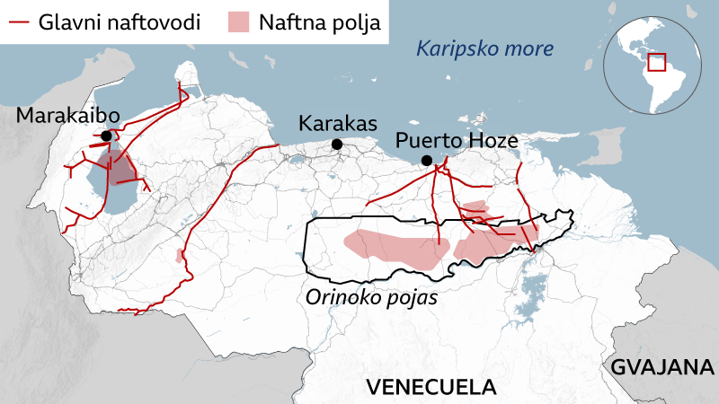 glavna naftna polja u venecueli