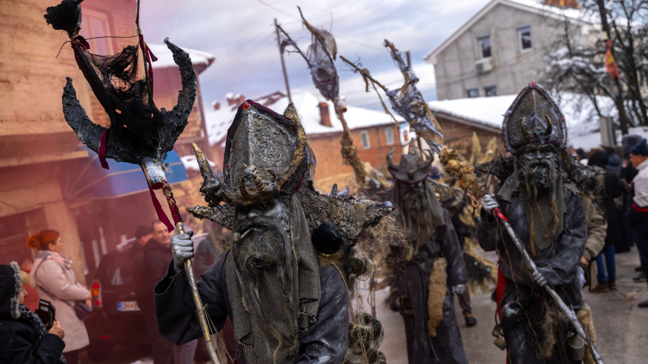 karneval u severnoj makedoniji, maskenbal u severnoj makedoniji, tradicionalni festival u vevčanima