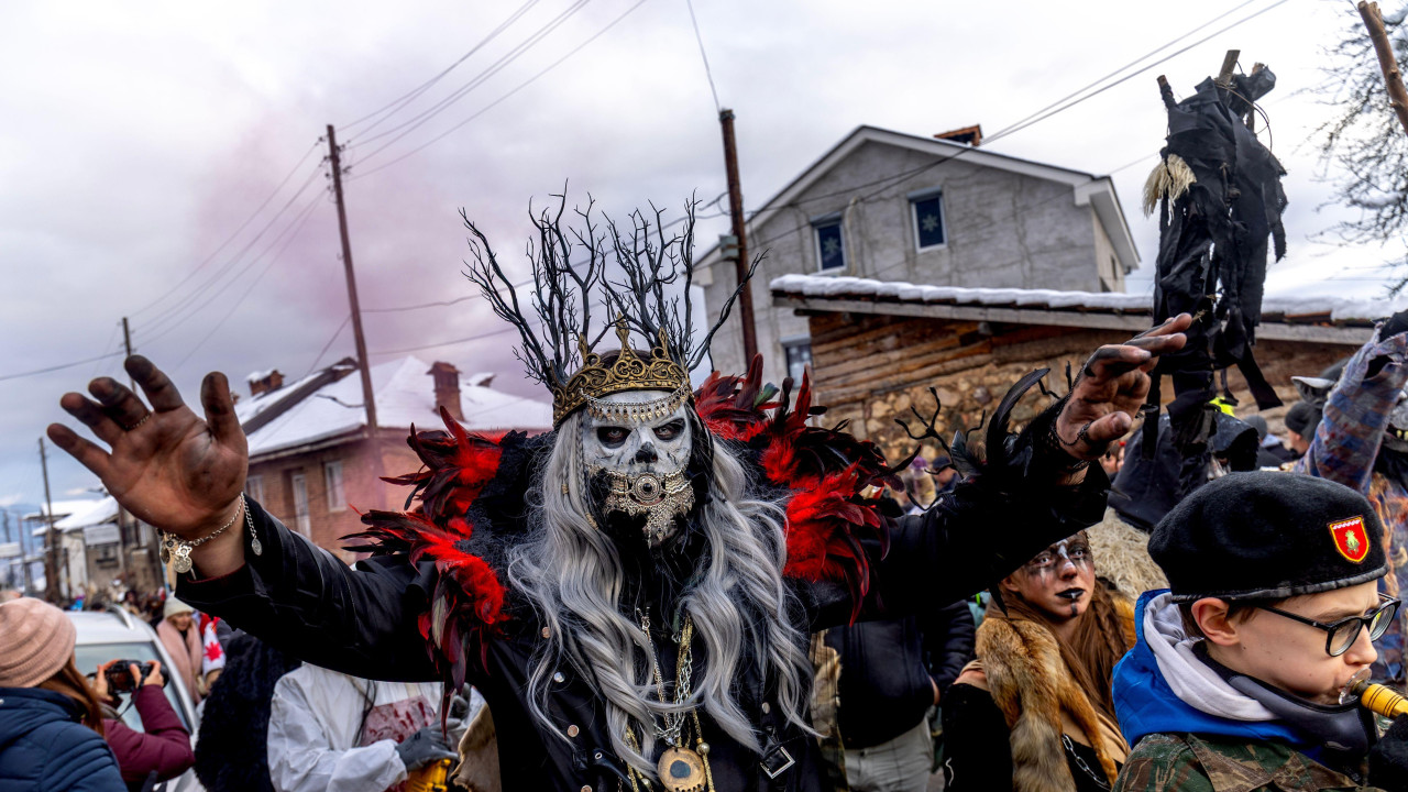 karneval u severnoj makedoniji, maskenbal u severnoj makedoniji, tradicionalni festival u vevčanima