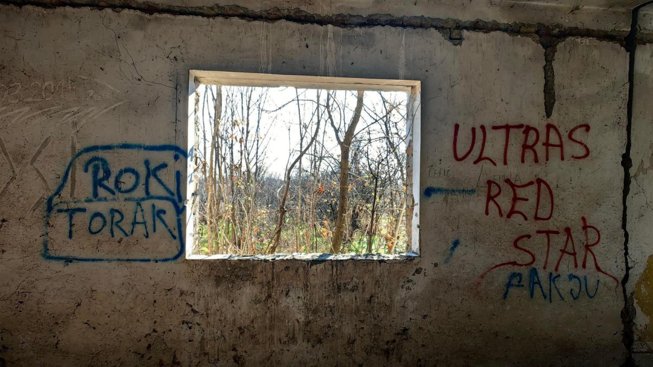 Unutrašnjost logora u Begejcima, današnjem Toraku