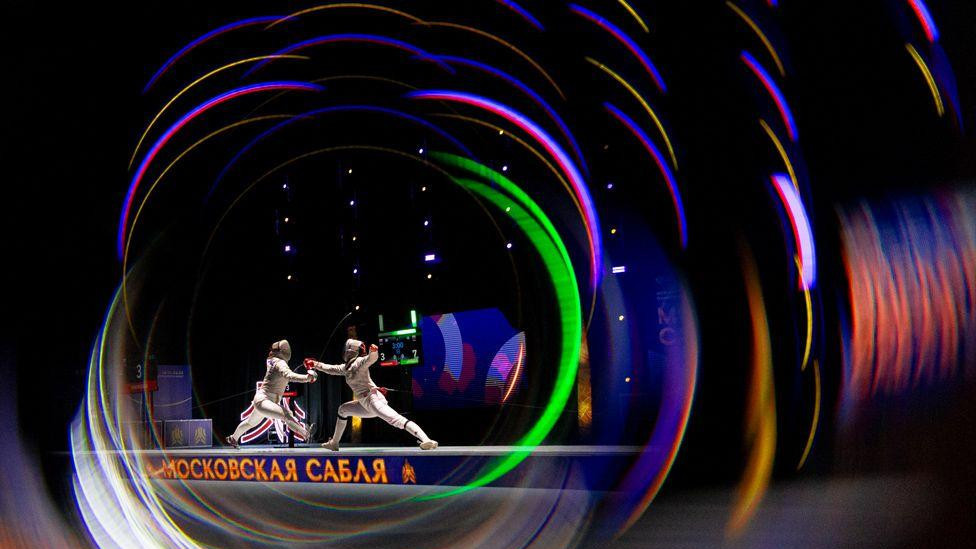 duel dvoje mačevalaca u Rusiji