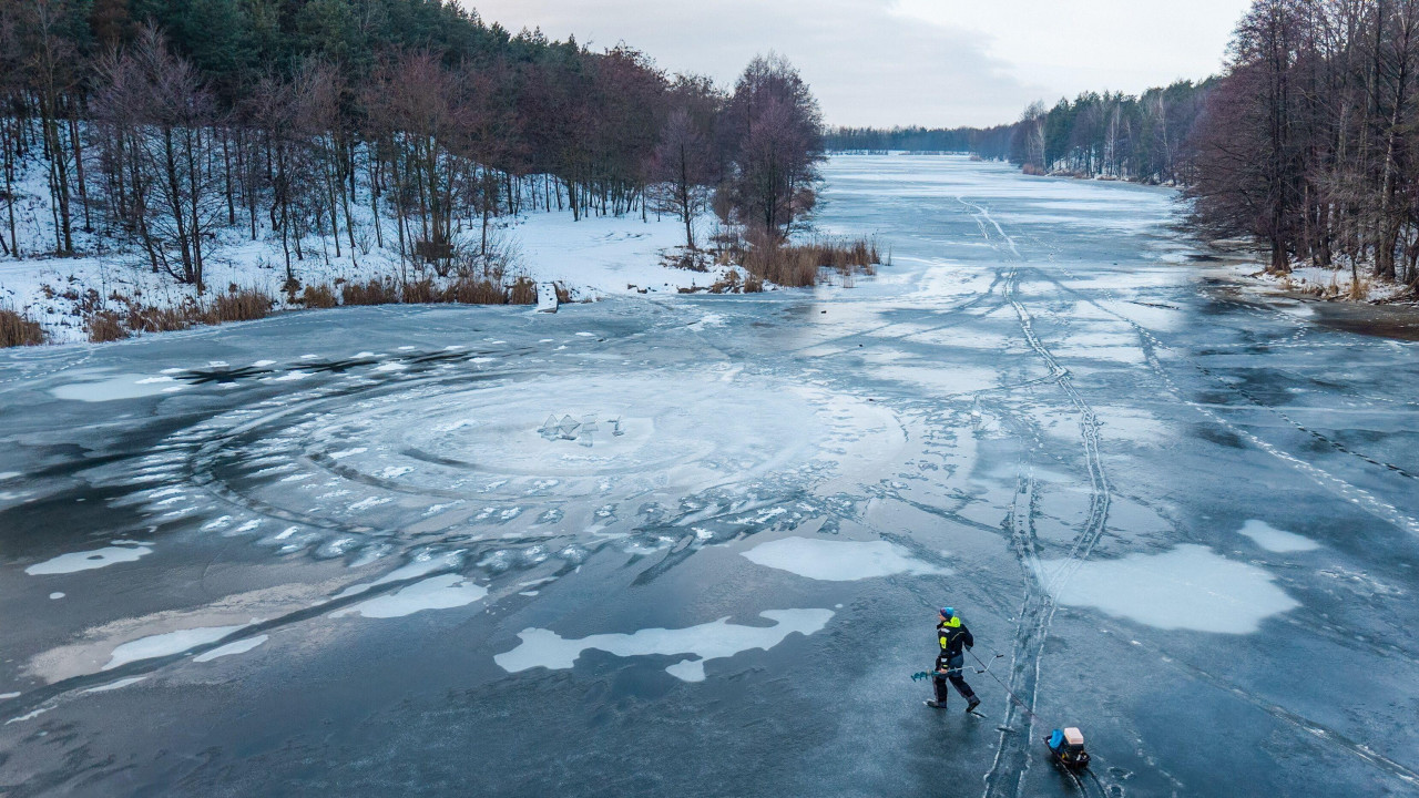 pecanje u poljskoj, pecanje u ledu u poljskoj