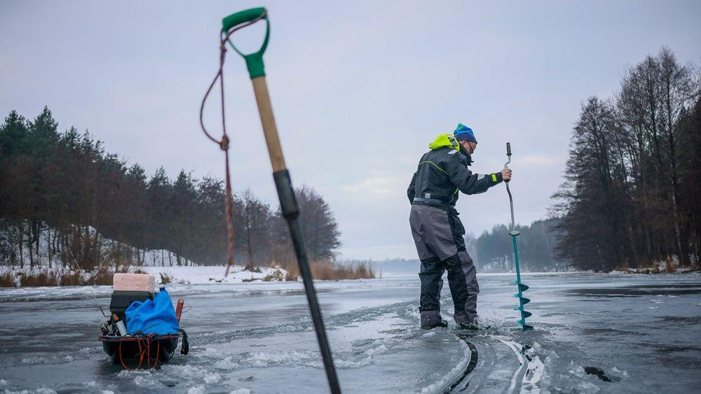 pecanje u poljskoj, pecanje u ledu u poljskoj