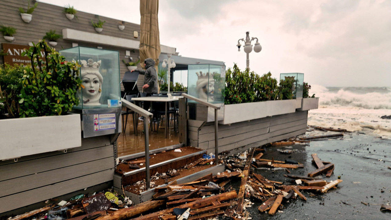 nevreme na siciliji, oluja na siciliji, oluja hari pogodila siciliju