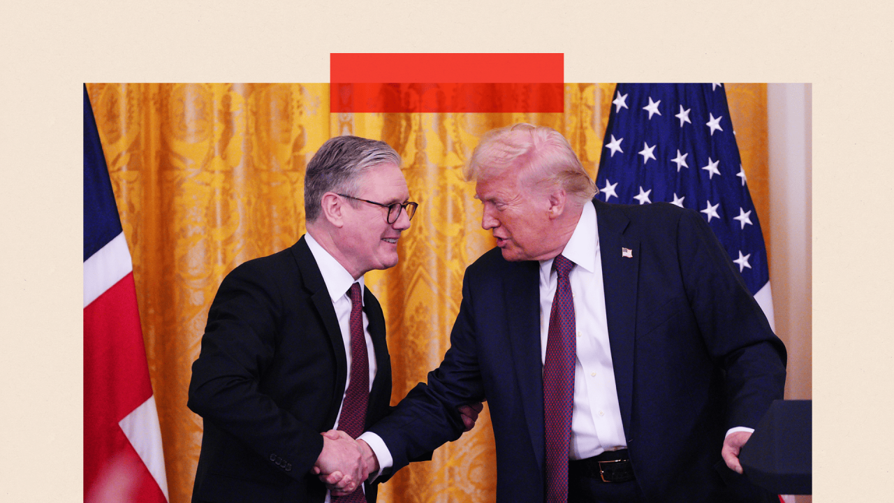 Kir Starmer i Donald Tramp 