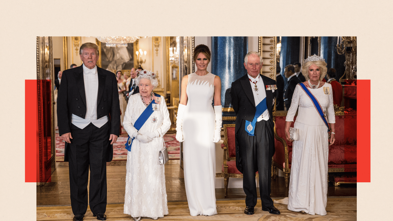 Donald i Melanija Tramp sa kraljevskom porodicom 