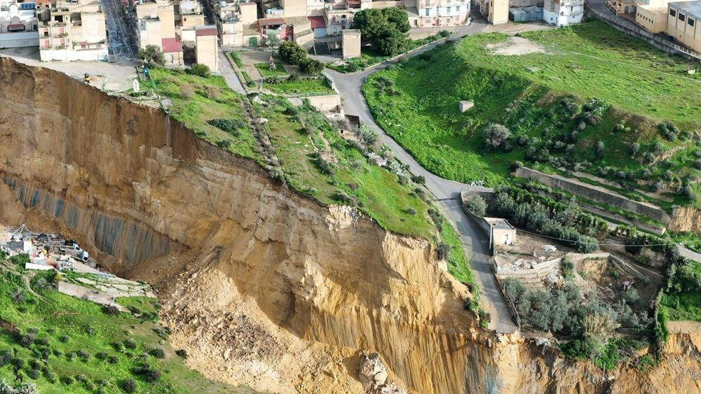 klizište u gradiću Nišemi na siciliji
