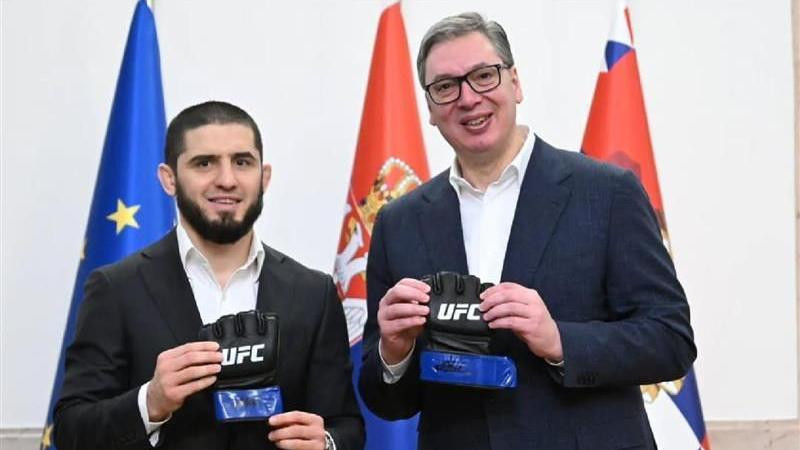 Islam Mahačev i Aleksandar Vučić