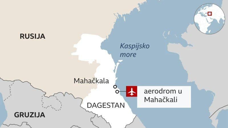 dagestan, mapa dagestana