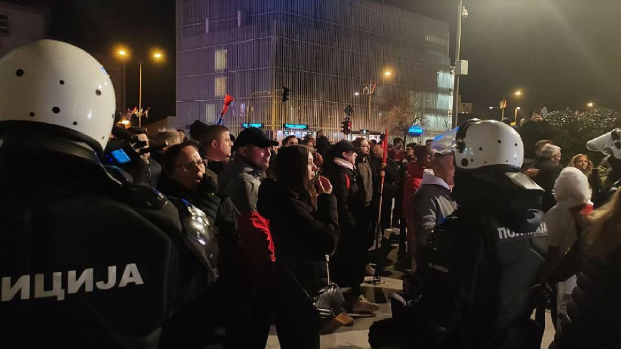protest u Novom Sadu i incidenti