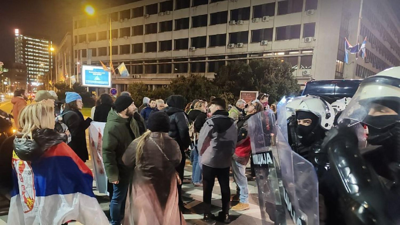 protest u Novom Sadu i incidenti