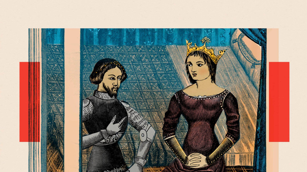 crtež Lanselota i Ginevre